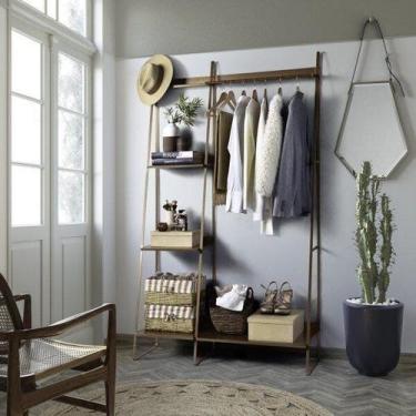 Imagem de Arara de Roupas em Aço Begônia CabeCasa MadeiraOriginals - CabeCasa Ma