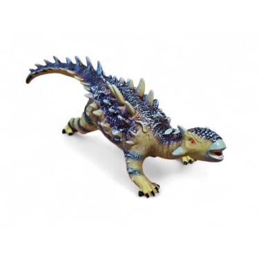 Imagem de Boneco Vinil Dinossauro Grande Som e Luz Polacanthus, Bege