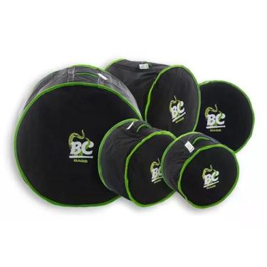Imagem de Kit de Bags Batera Clube BC Octogear Premium Tons 12, 13, Surdo 16, Bu