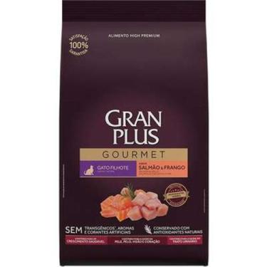 Imagem de Ração GranPlus Gourmet Gatos Filhotes Salmão e Frango 3 kg