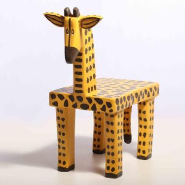 Imagem de Banco De Girafa De Altíssima Qualidade - Artes Raiz de Minas