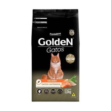 Imagem de Ração Golden Gatos Castrados Salmão -  1 Kg - Premier