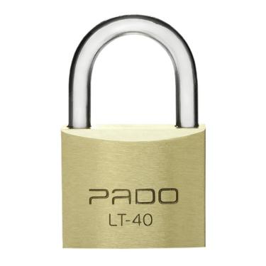 Imagem de Cadeado Convencional E-40 40MM Corpo em Latão Maciço e Haste em Aço Inoxidável Pado