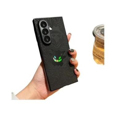 Imagem de Capa De Telefone Em Couro Com Textura a Laser Do Personagem Gengar, À 