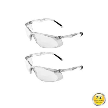 Imagem de Kit 2x Óculos de Proteção SS 5-I Transparente Super Safety Cor:Transpa