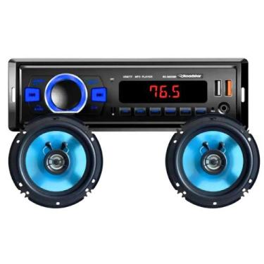 Imagem de Kit Auto Rádio 1 Par De Alto Falante 6' 50w 4 Ohms Rs2660br - ROADSTAR