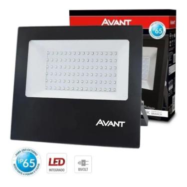 Imagem de Avant Refletor Led Slim 100W Branco Frio 6500K Ip65 - Bivolt