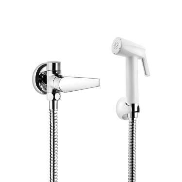 Imagem de Ducha Higiênica Lorenzetti Loren Joy 1984 C32 com Registro e Derivação Branca