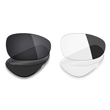 Imagem de 2 pares de lentes polarizadas de substituição da Mryok para óculos de sol Oakley Juliet – Opções