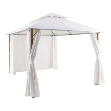 Imagem de Gazebo Aluminio Branco Impermeavel Premium 4x3 M - Naterial