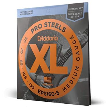 Imagem de Encordoamento Para Baixo 5 Cordas Escala Longa .050-.135 D'Addario XL Pro Steels EPS160-5