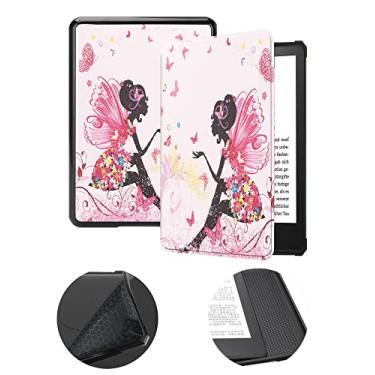 Imagem de Capa de 15,24 cm para o novo Kindle 11ª geração, versão 2022 (não serve para Kindle Paperwhite 11ª ou Kindle 10ª 2019), capa protetora à prova d'água com ativação automática