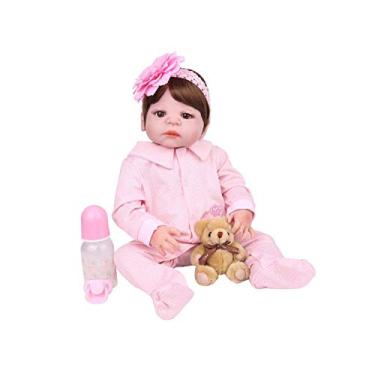 Roupa Para Boneca Bebê Reborn Laura Baby Pink Bear em Promoção na Americanas