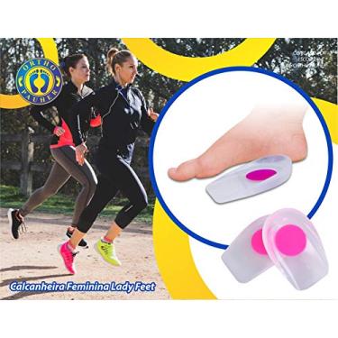 Imagem de Calcanheira Feminina Lady Feet, Ortho Pauher, Translucido, Médio