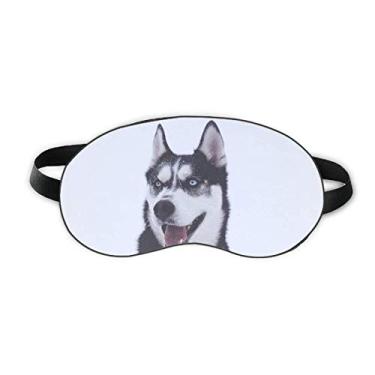 Imagem de Big Dog Snow Husky Picture Sleep Eye Shield Soft Night Vlindfold Shade Cover