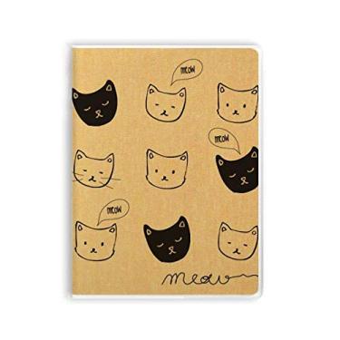 Imagem de Caderno de desenho de animal Mewing Cat Head Diário capa macia