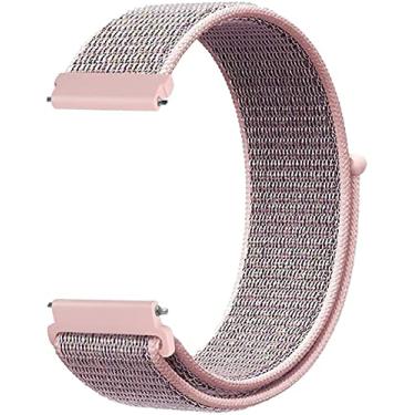 Imagem de Pulseira Nylon Flexível Rosa 20mm Compatível Galaxy Watch Active 2 / Galaxy Watch 42mm / Galaxy Watch 3 41mm [FIT IT]