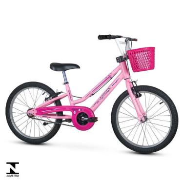 Imagem de Bicicleta Aro 20 Infantil Bella Rosa Sem Marcha Nathor