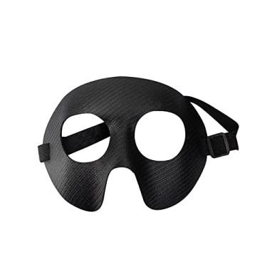 Imagem de Fancyes Protetor nasal esportivo, máscara facial de para homens e mulheres, protetor facial ajustável para nariz quebrado, protetor facial universal