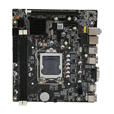Imagem de Placa-Mãe para PC, Placa-Mãe H61 DDR3 para Processadores LGA de 1155 Pinos, Suporte para Canal Duplo, Placa-Mãe M ATX de 16 GB de Memória, Suporte para Intel Core I7 I5 I3