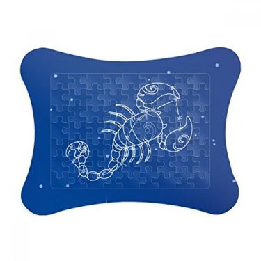 Imagem de Enfeite de quebra-cabeça com padrão de constelação de Escorpião do universo Star