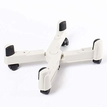 Imagem de Suporte de CPU Tipo X Suporte para PC de Refrigeração Mainframe Suporte de Chassi de Desktop Suporte de Mainframe Suporte de CPU Carrinho Ajustável e Suporte para PC Móvel com Rodas Suporte de Torre de PC (Cor: Dourado)