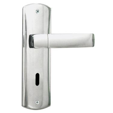 Imagem de Fechadura para Porta de Quarto Interna com Espelho Capri 40mm MGM Cromado