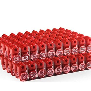 Imagem de Mateda Bloqueio de bloqueio anti-varredura 6 mm vermelho loja de varejo trava de gancho de exibição de segurança (50)