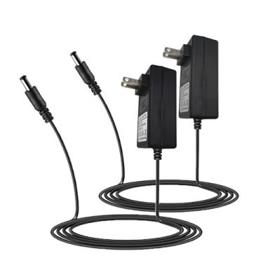 Imagem de HZHFCB Pacote com 2 adaptadores de fonte de alimentação 24V 2A 48W 100~240V AC para DC 24Volt 2000 MA transformador conversor com ponta CC de 5,5 x 2,5 mm para fita LED 5050 3528 impressora 3D CCTV