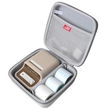 Imagem de Hermitshell Capa rígida de viagem para máquina de etiquetas sem tinta NIIMBOT B21 (branca)