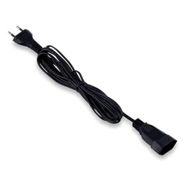 Imagem de CORDAO PROLONGADOR BIPOLAR 3M - PRETO Force Line, 4950