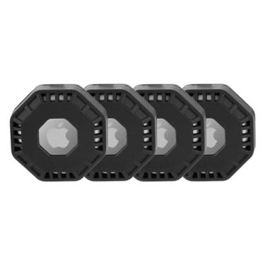 Imagem de Pelican Adventurer – Suporte para AirTag com adesivo 3M [pacote com 4] Capa protetora à prova de choque para Apple Air Tag – Suporte oculto no suporte para bicicleta, carteira, viagem, TV, controle