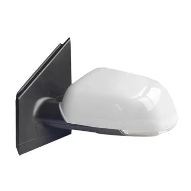 Imagem de Substituição do espelho lateral do motorista apto para Volkswagen VW Polo 2006-2010 Espelho retrovisor do carro conjunto do espelho retrovisor lateral ajuste manual, seta