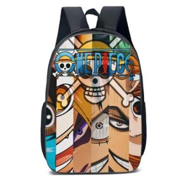 Imagem de Mochila Escolar Infanto Juvenil Anime One Piece Novidades 0529-Unissex