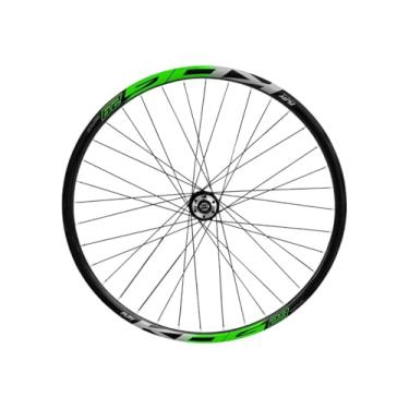 Imagem de Roda Dianteira Aro 29 KOG BIKES Freio a Disco e Raios Inox,Preto Verde