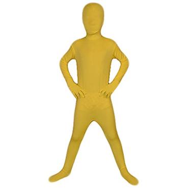 Imagem de Seeksmile Fantasia infantil de corpo inteiro Zentai, Amarelo limão, G