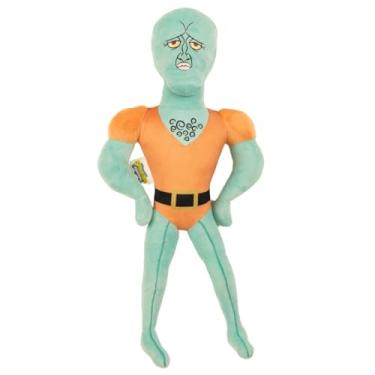 Imagem de Franco Collectibles Bob Esponja Calça Quadrada Bonita Roupa de Cama Lula Molusco Super Macia Almofada Decorativa para Cuddle (Produto Oficialmente Licenciado)