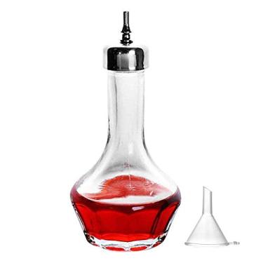 Imagem de Garrafa Bitters – Vidro de cristal sem chumbo com tampa de aço inoxidável de 50 ml Ferramenta de barra profissional para fazer coquetéis de artesanato e o Whiskey perfeito DSBT0001, Prata