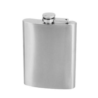 Imagem de Cantil Bolso Porta Bebida Aço Inox Whisky Vodka Rum 200 Ml - Uny Home