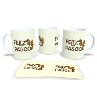 Imagem de Canecas Branca de Porcelana Personalizadas Pascoa 5 (Pascoa 94)