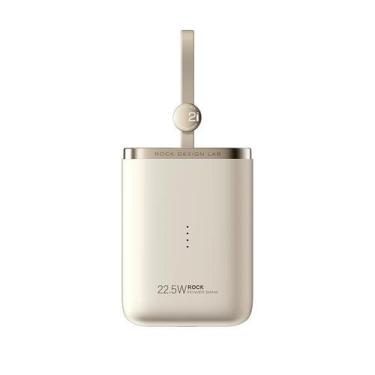 Imagem de Power Bank 10.000mAh POWERSACK da ROCK, Branco