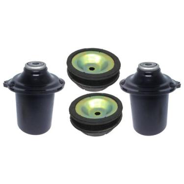 Imagem de Kit Coifa Localizador Coxim Amortecedor Dianteiro Corsa Meriva Vectra 