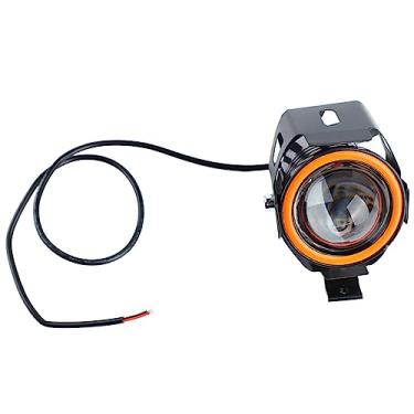 Imagem de Farol de Motocicleta Biqing Com Buzina, 4 Modos, Estilo Legal, Liga de Alumínio, Fácil Instalação, 3660V, 12W, à Prova D'água para Scooter Elétrica KUGOO M4 Pro (Com Cabo de Fio