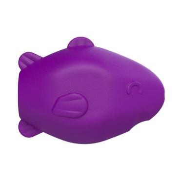 Imagem de Brinquedo Amicus Fun Toys Fundo do Mar Peixe Roxo para Cães - Tamanho 