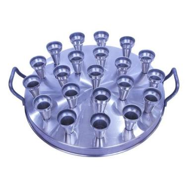 Imagem de Assadeira Forma Base Media 21 Cavidades para Pizza Cone - Gastrobel, A