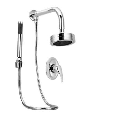 Imagem de Kit Chuveiro Autolimpante + Misturador Monocomando Completos - Modelar
