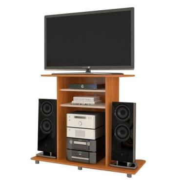 Imagem de Rack para TV até 32 Polegadas 2 Prateleiras Cipó 75x91x36cm - JCM Move