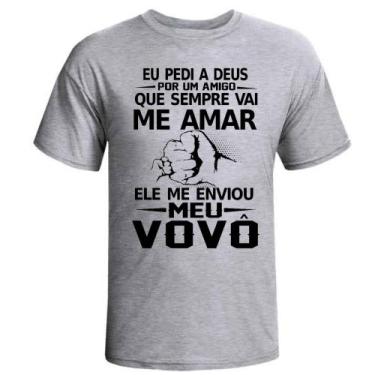 Imagem de Camiseta camisa masculina pedi Deus amigo vovô dia dos pais avô - Dogs