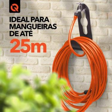 Imagem de Suporte Enrolador Móvel para Mangueira Prático Em Aço Jardim - Blenq, 