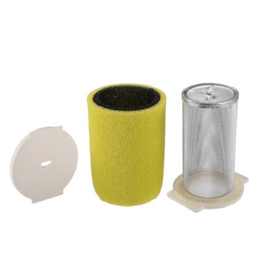 Imagem de Hihaha Tampa de extremidade guia de filtro de ar para Yamaha Big Bear 350 1987-2000 / interior/plástico durável / 1 conjunto bege amarelo